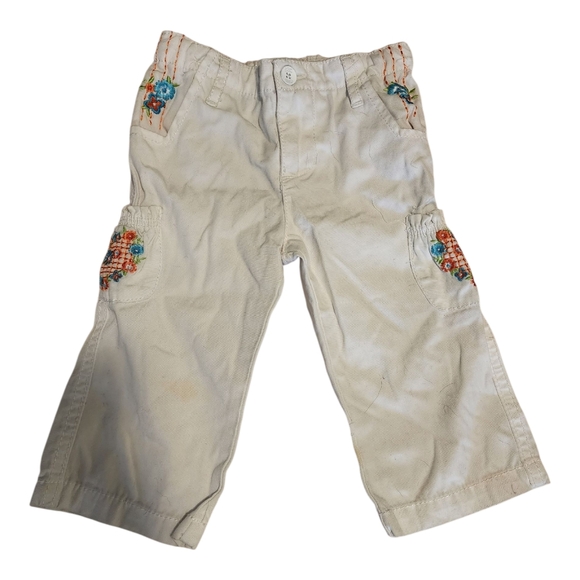 Guess Embroidered Capri Pants Girls 24 Months - Picture 1 of 4